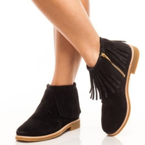 Kate Spade Betsie Fringe Booties - Picture 2 of 8